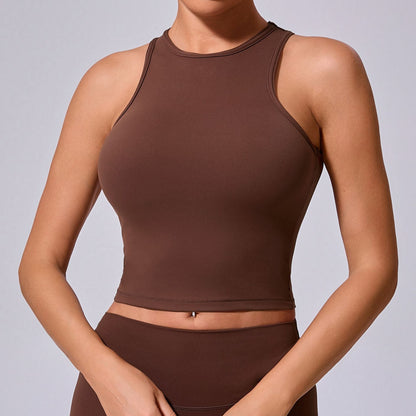 No Chest Pad Blouse Quick Drying Sports Vest Top