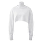 Cropped Fleece Lined Pullover Hoodie