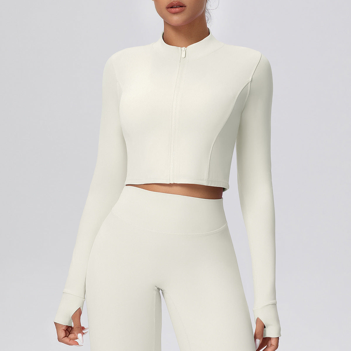 Zipped Running Long Sleeve Quick Dry Jacket