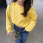 Casual Vacation Wool Long Sleeve Sweater