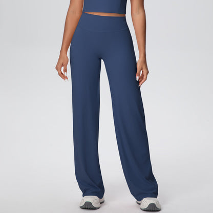 Thin Skin High Waist Straight Pants