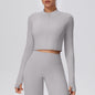 Zipped Running Long Sleeve Quick Dry Jacket
