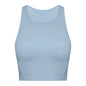 Pull High Round Tie Chest Pad Nude Feel Tight High Elastic Top