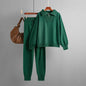 Polo Collar Sweater Casual Knitted Two-Piece