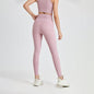 High Waist Pocket Nude Feel One-Piece Jumpsuit