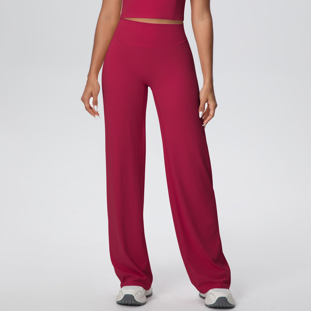 Thin Skin High Waist Straight Pants