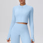 Zipped Running Long Sleeve Quick Dry Jacket