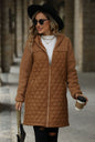 Loose Hooded Zipper Plush Coat