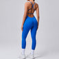 Adjustable Shoulder Strap Peach Jumpsuit