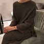Sweater Wide Leg Pants Two-Piece Set