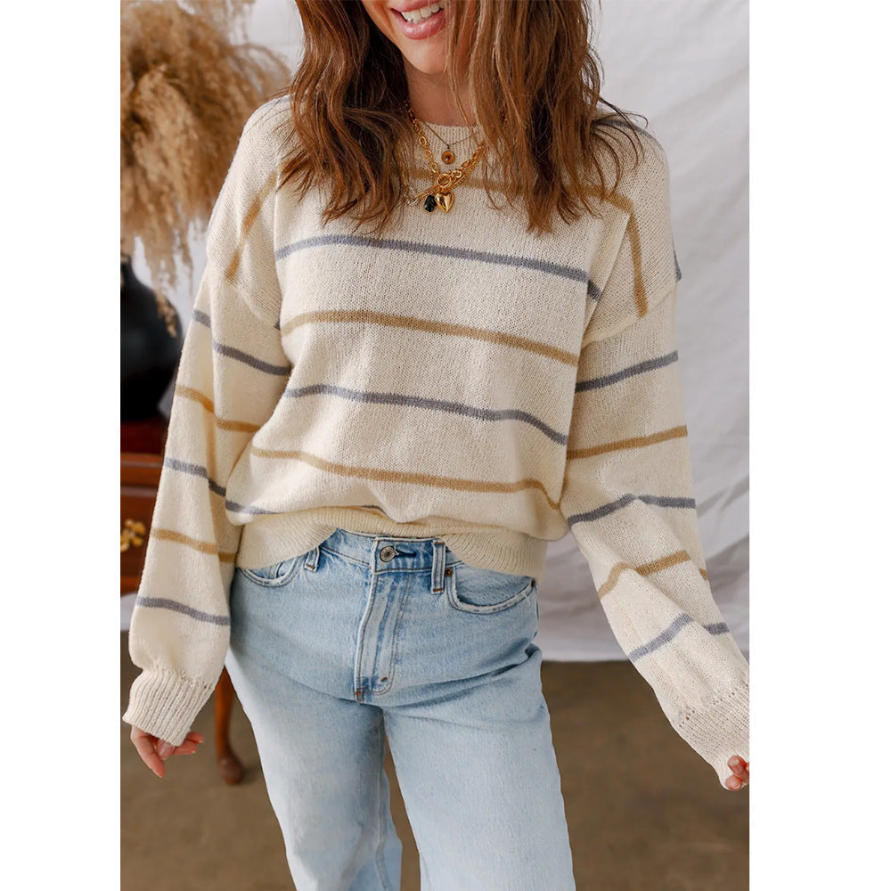 Striped Pullover Long Sleeve