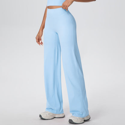 Thin Skin High Waist Straight Pants