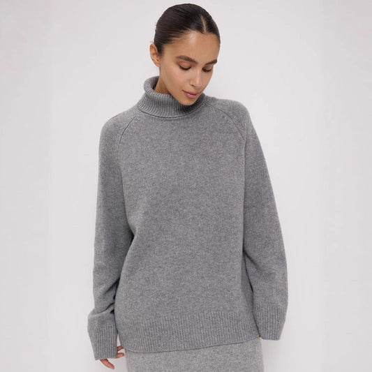 Turtleneck Loose Pullover Knitting Sweater