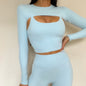 Four-Piece Long Sleeve and Short Suit