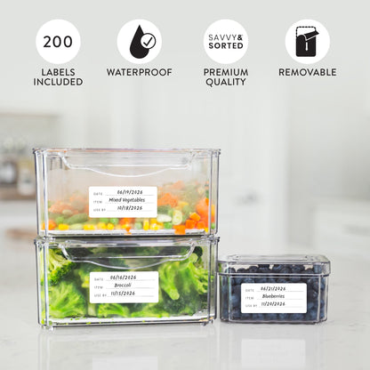 Meal Prep and Freezer Food Labels