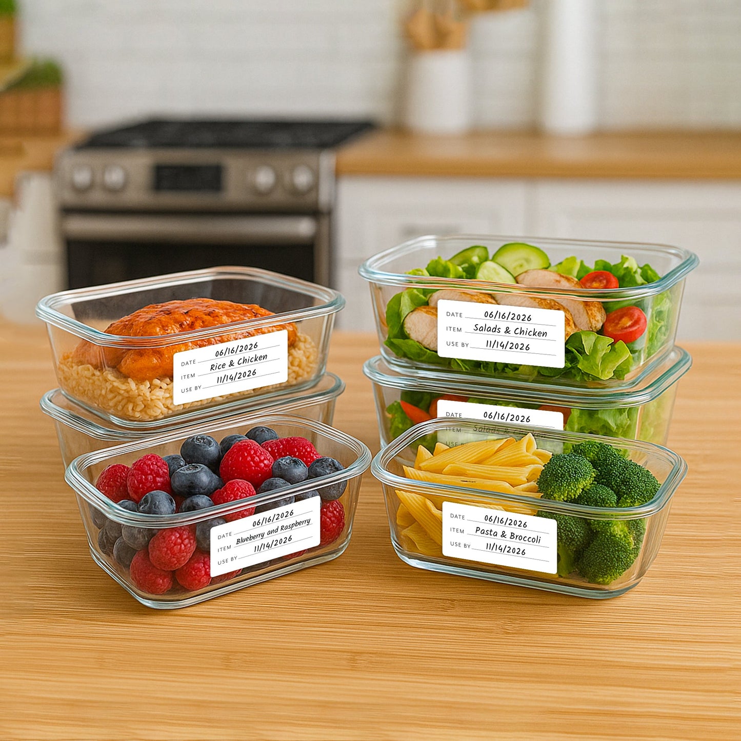 Meal Prep and Freezer Food Labels