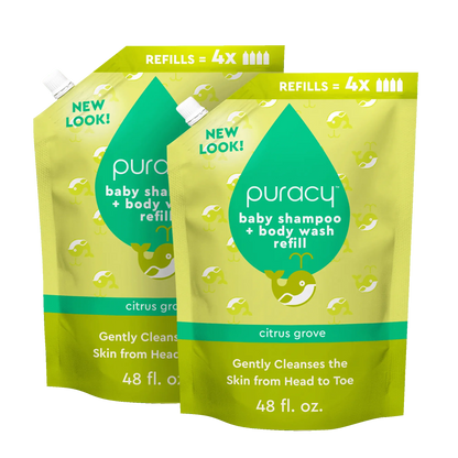 Puracy Baby Shampoo & Body Wash (Tear-Free)