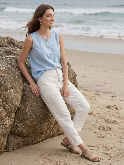 HEIDI Simple Button Fly Trousers