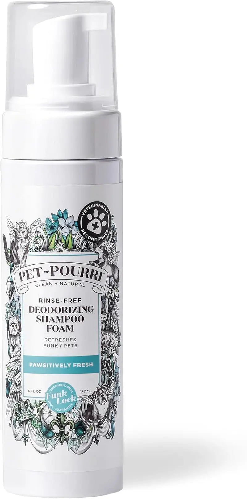 Plant Based Foam Deodorizing Pet Dry Shampoo
