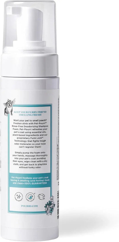 Plant Based Foam Deodorizing Pet Dry Shampoo