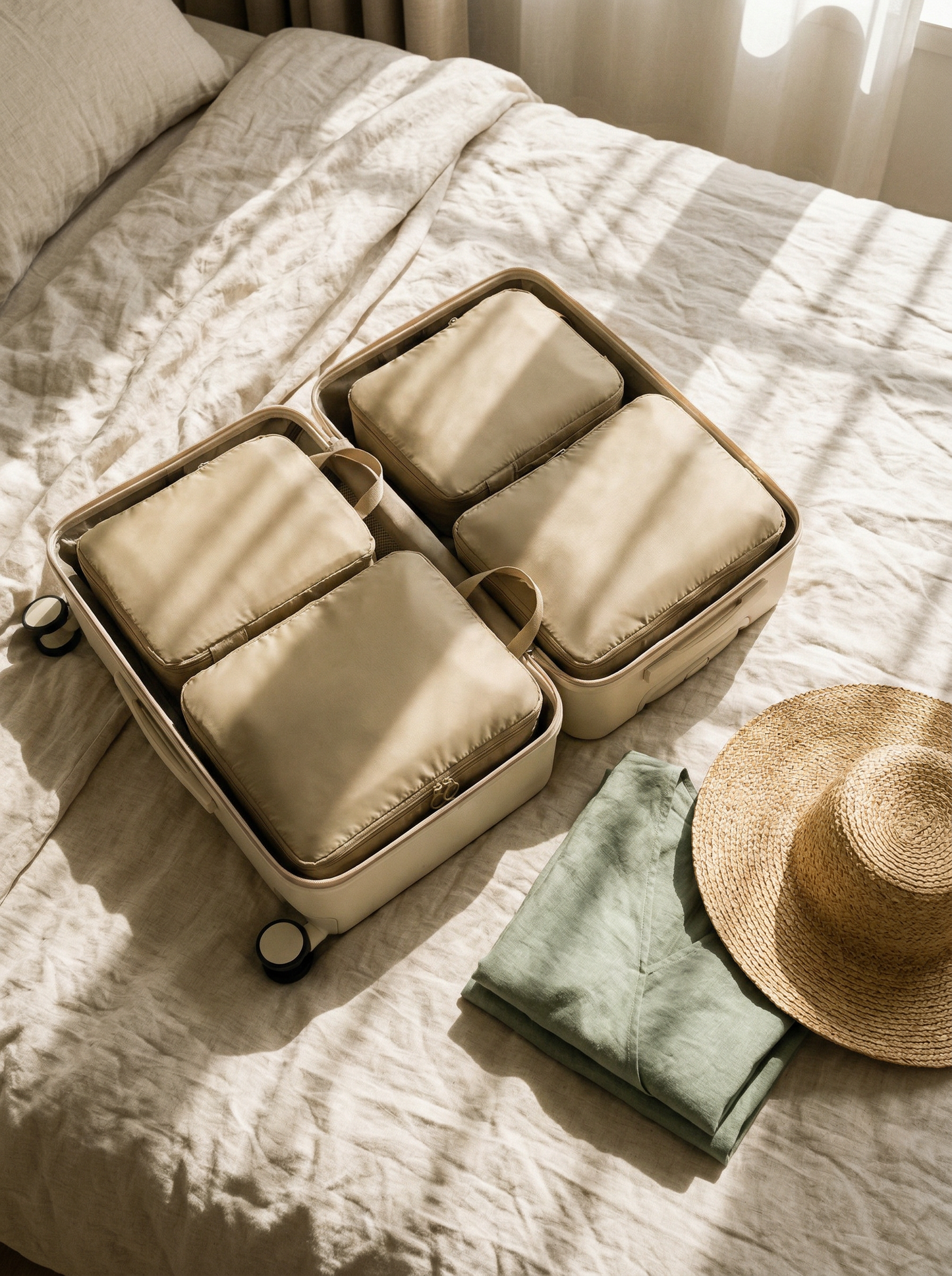 Suitcase Compression Packing Cubes
