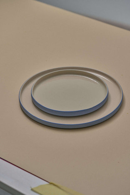 Forget-me-not/Chocolate Blue - Porcelain Dinner Plates