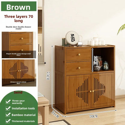Tea cabinet storage locker
