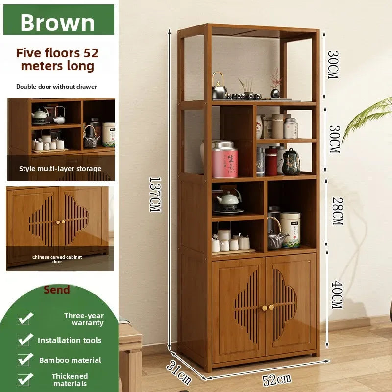 Tea cabinet storage locker