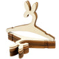 20Pcs Wooden Baby Hangers