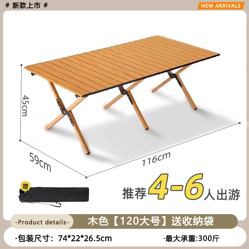 Portable Wooden Picnic Table