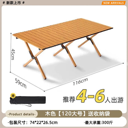 Portable Wooden Picnic Table