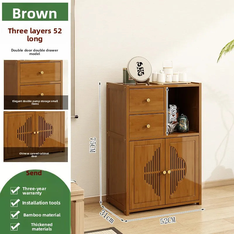 Tea cabinet storage locker