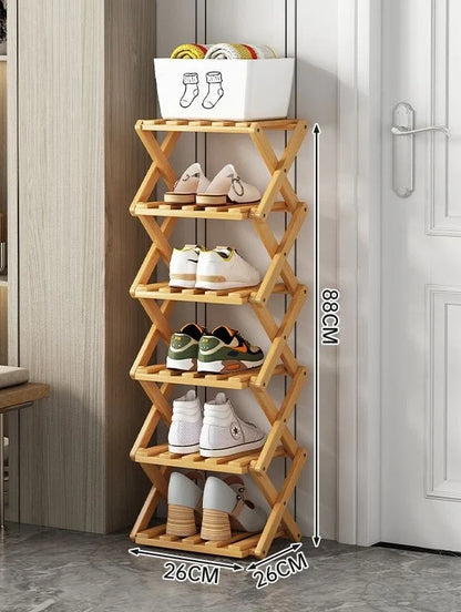 Foldable Space Saving Shelves for Home and Bedroom