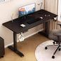 Solid wood Intelligent Electric Lifting Computer Desk,Modern Writing Gaming Desk Adjustable Height Work Study Desk Sturdy Frame