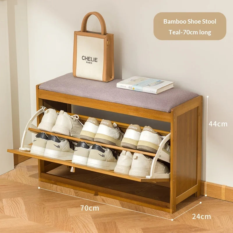 Modern Entryway Shoe Bench Storage