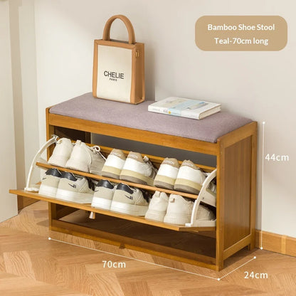 Modern Entryway Shoe Bench Storage