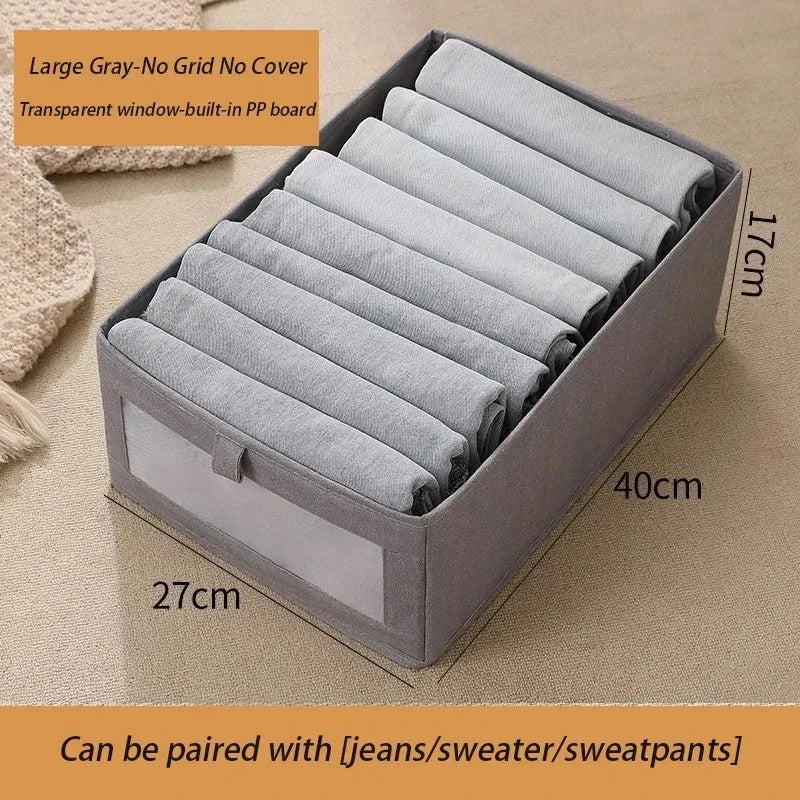 Visible Wardrobe Storage Organizers Box