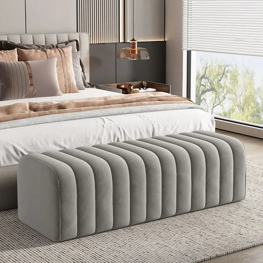Bed end stool, shoe changing stool & dressing room bench