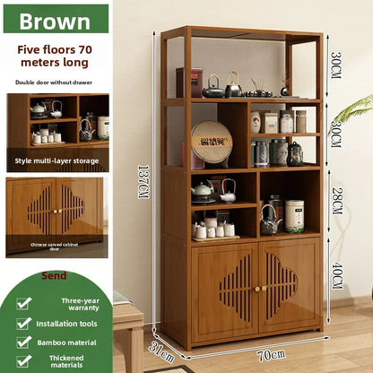 Tea cabinet storage locker