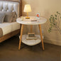 Hot Selling Bedside Table Cabinet Modern Luxury Wood Nightstands Large Bed Side End Table for Bedroom