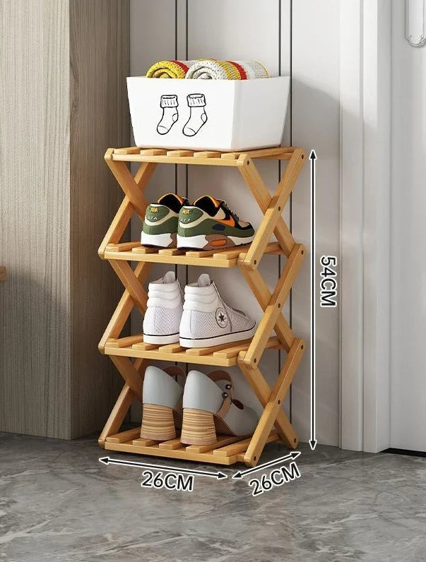 Foldable Space Saving Shelves for Home and Bedroom