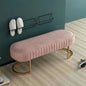 Nordic Fabric Ottomans Long Sofa Bench Luxury Home Creative Doorway Corridor Shoe Changing Stool Fitting Room Chair