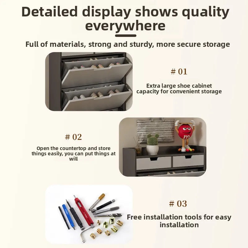 Entry shoe rack/cabinet