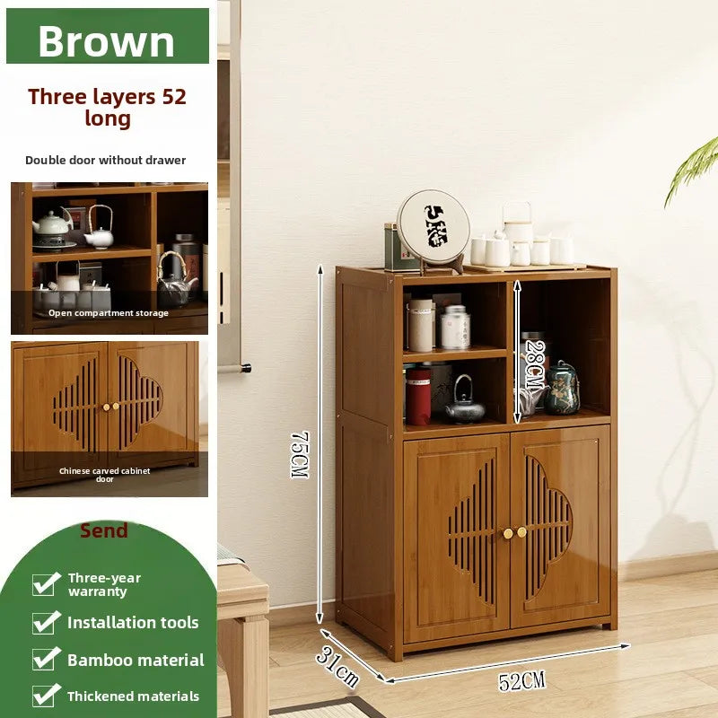Tea cabinet storage locker