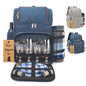 Picnic Basket Backpack in Blue