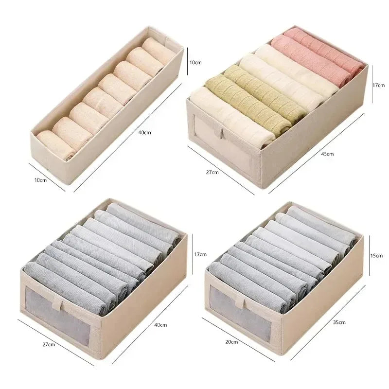 Visible Wardrobe Storage Organizers Box