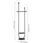 Stand Portable Clothes Rack Bedroom Floor Holder Clothes Hanger Hat Rack Home Modern Perchero De Pie Clothing Store Furniture