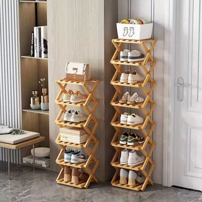 Foldable Space Saving Shelves for Home and Bedroom