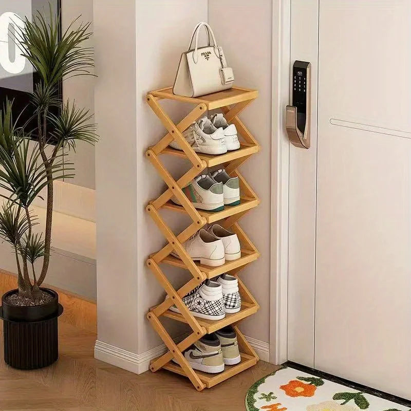 Foldable Space Saving Shelves for Home and Bedroom