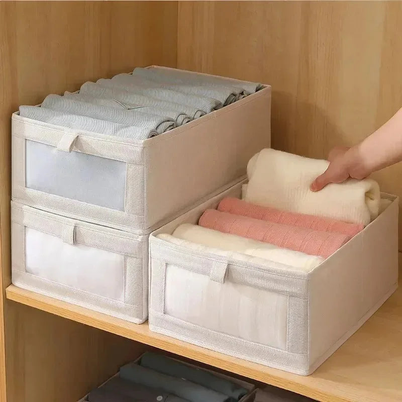 Visible Wardrobe Storage Organizers Box